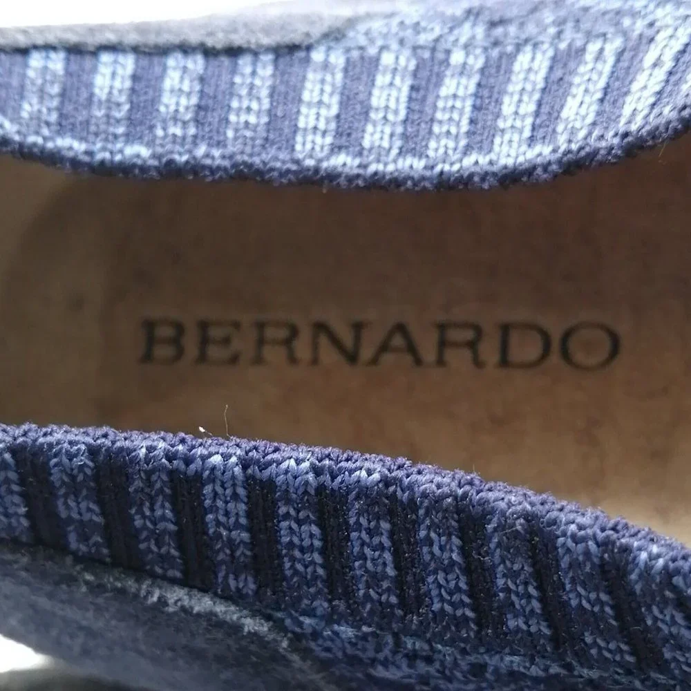 Bernardo Navy Blue Slip-On Sneakers fabric upper
soft stretch comfortable knit - Picture 11 of 12